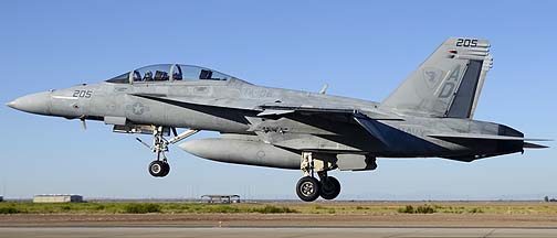 Boeing F/A-18F Super Hornet BuNo 165672 #205 of VFA-106, NAF el Centro, October 24, 2012